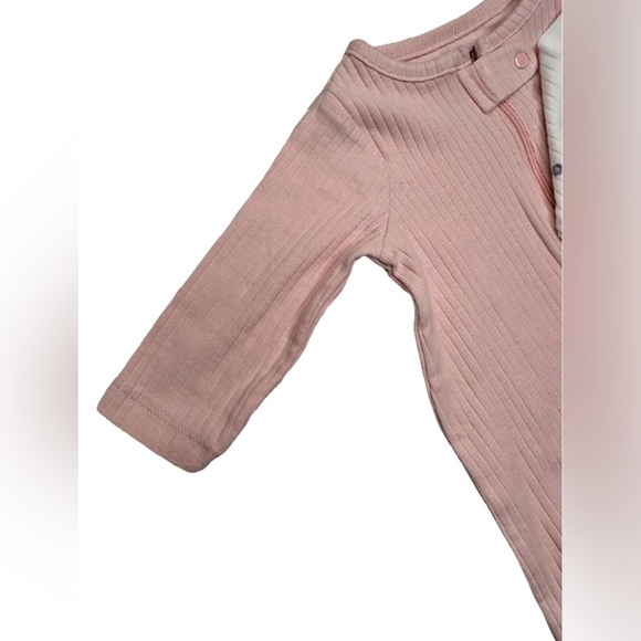 Carter's Just One You Baby Girls Size 3 Months Long Sleeve Footed Pajama Set 2pc - Picture 4 of 13